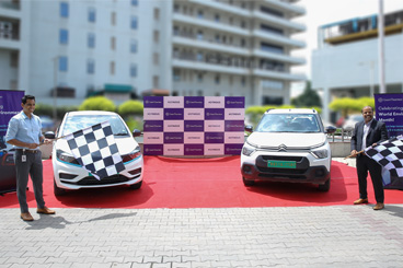 Addition of electric vehicles to our fleet